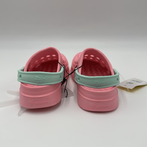 NWT Joybees Kids’ Active Clog - Soft Pink / Mint, Size 12/13 - Picture 4 of 8